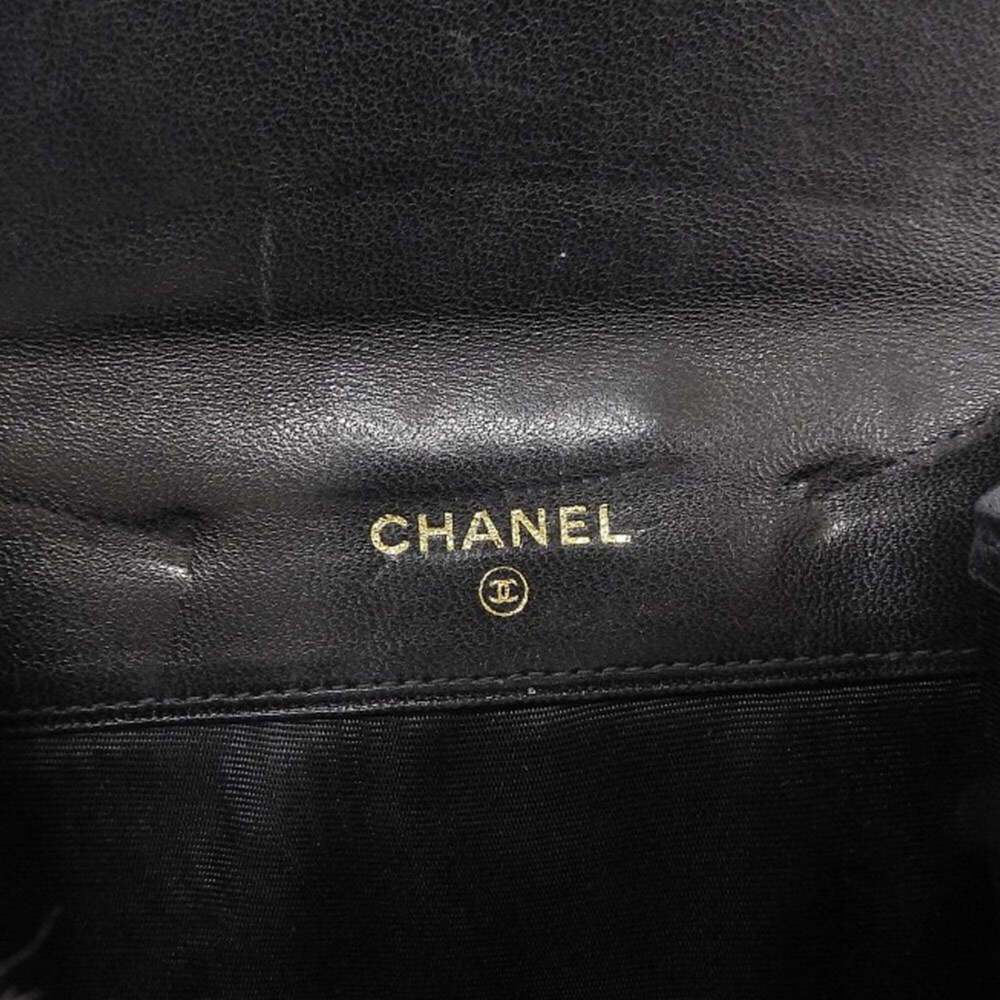 CHANEL Authentic Black Caviar Leather Logo Wallet - Picture 7 of 7